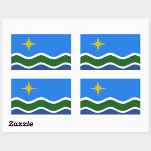 Flag of Duluth, Minnesota Rectangular Sticker