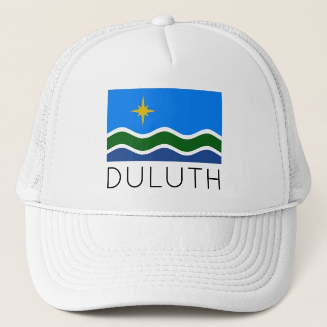 Flag of Duluth, MN Trucker Hat (Front)