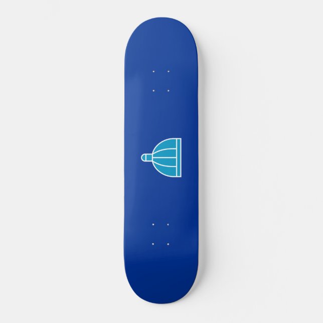 Flag of Durban (South Africa) Skateboard (Front)