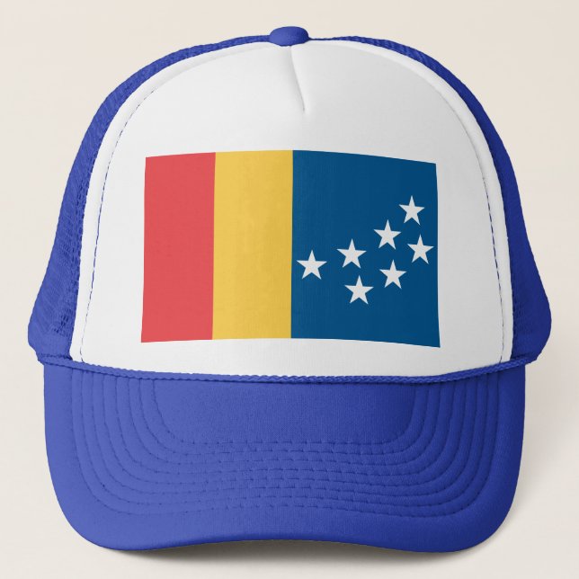 Flag of Durham, North Carolina Trucker Hat (Front)
