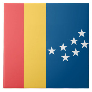Flag of Durham (North Carolina, USA) Tile
