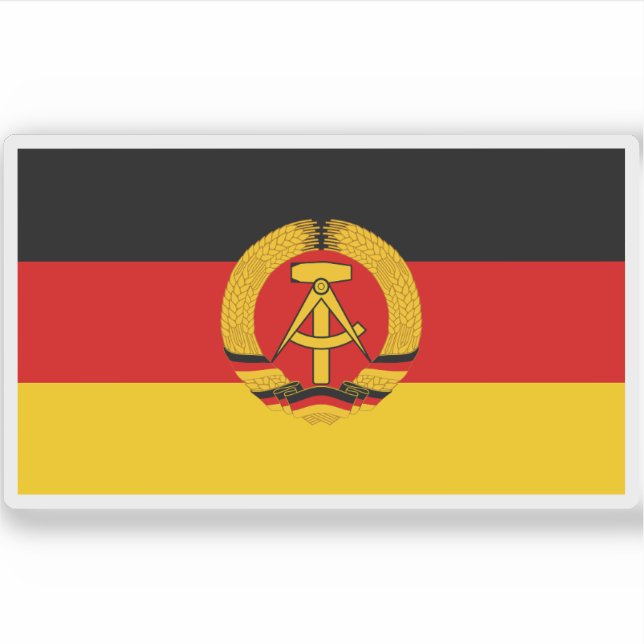 Flag of East Germany - GDR (DDR) (1959–1990) (Front)