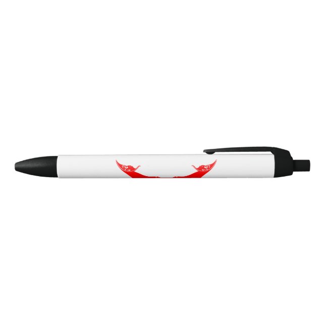 Flag of Easter Island (Rapa Nui) Black Ink Pen (Top)