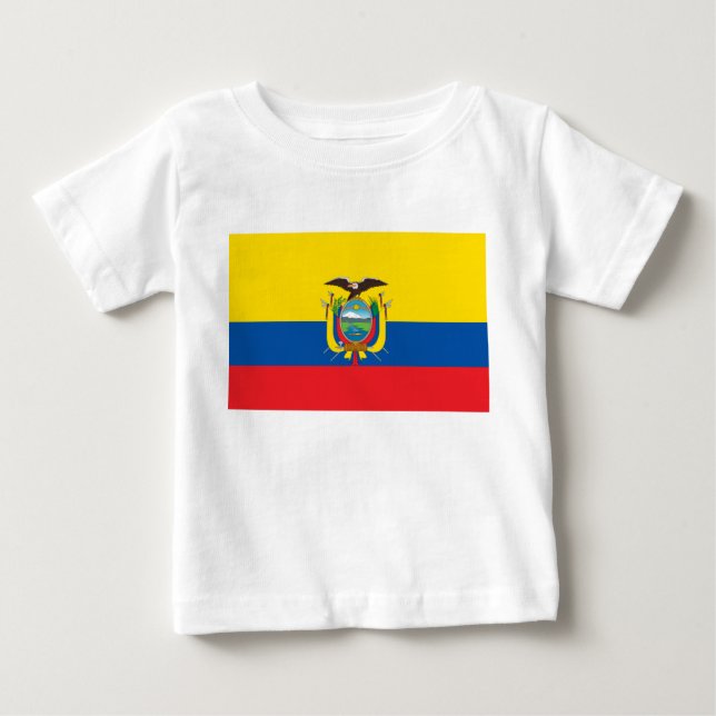 Flag of Ecuador Baby T-Shirt (Front)