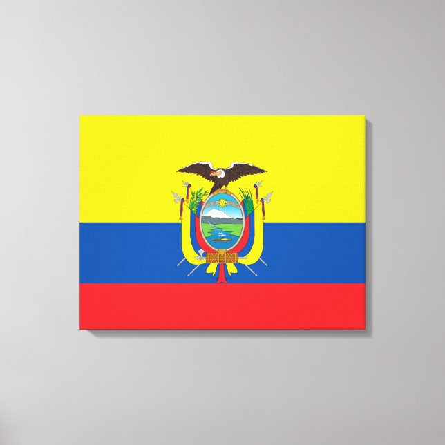 Flag of Ecuador Canvas Print (Front)