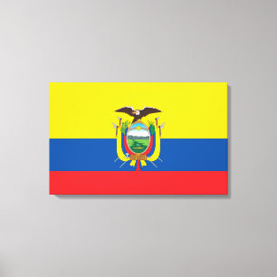 Flag of Ecuador Canvas Print