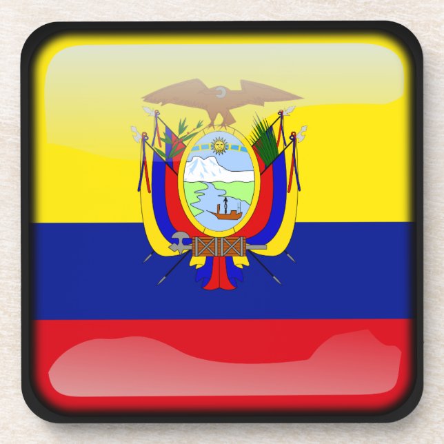 Flag of Ecuador Coaster (Front)