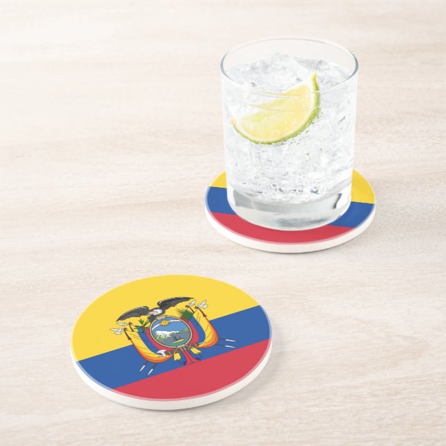Flag of Ecuador Coaster (Side)