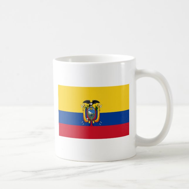 Flag of Ecuador Coffee Mug (Right)
