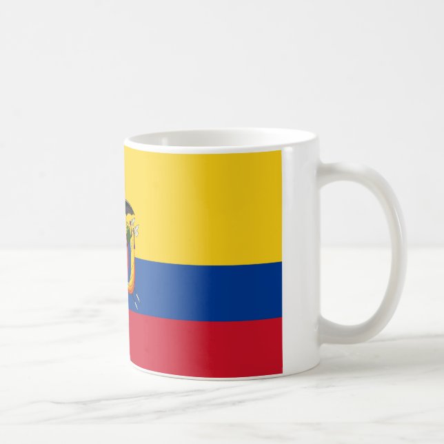 Flag of Ecuador Coffee Mug (Right)