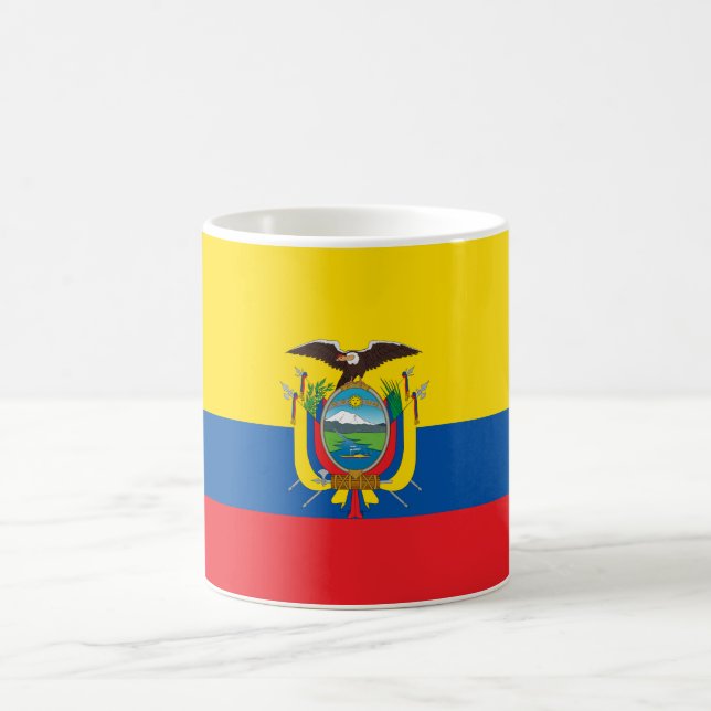 Flag of Ecuador Coffee Mug (Center)