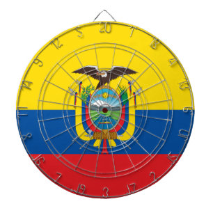 Flag of Ecuador Dartboard