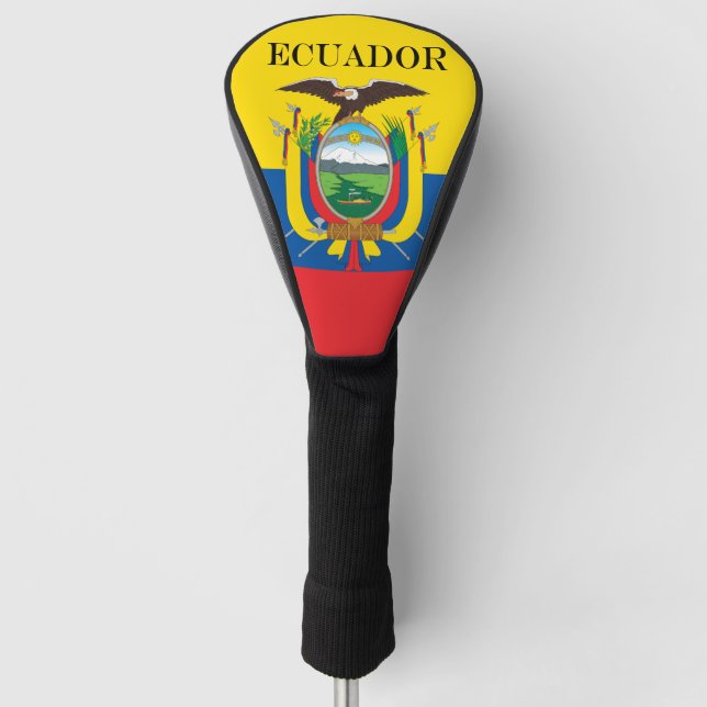 Flag of Ecuador Golf Head Cover (Front)