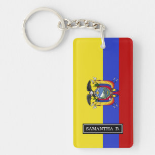 Flag of Ecuador Key Ring