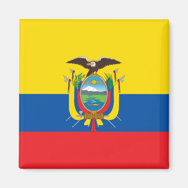 Flag of Ecuador Magnet (Front)