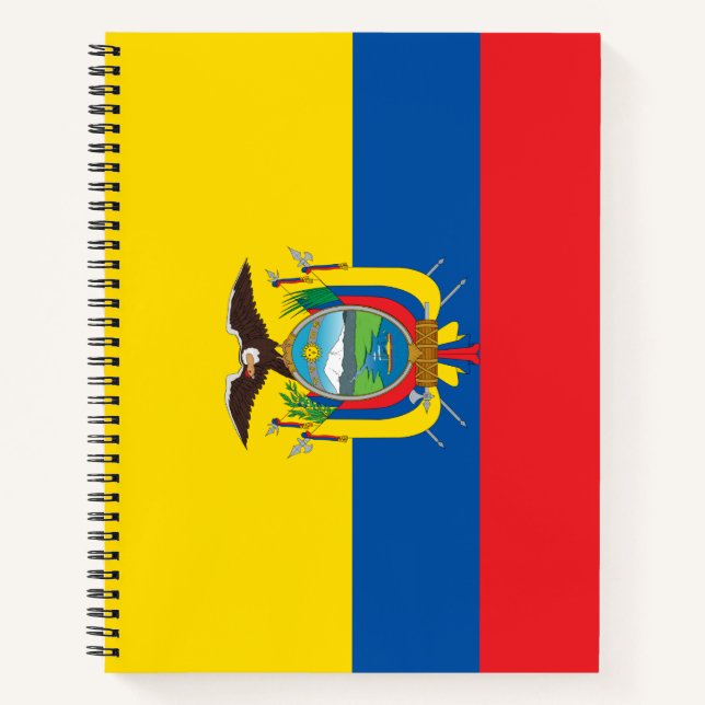 Flag of Ecuador Notebook (Front)