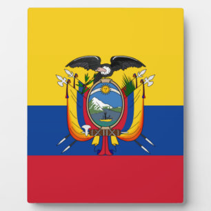 Flag of Ecuador Plaque