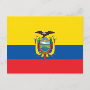 Flag of Ecuador Postcard