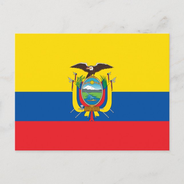 Flag of Ecuador Postcard (Front)