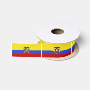 Flag of Ecuador Satin Ribbon