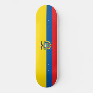 Flag of Ecuador Skateboard