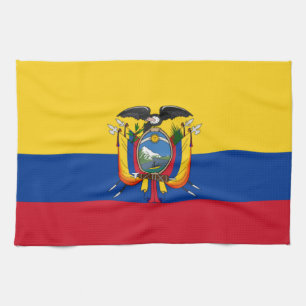 Flag of Ecuador Tea Towel