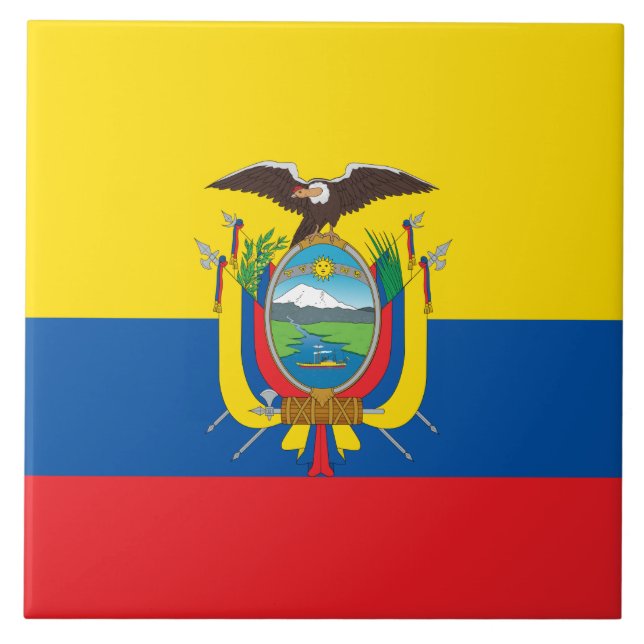 Flag of Ecuador Tile (Front)
