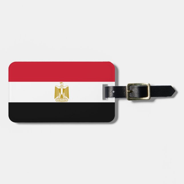 Flag of Egypt Luggage Tag (Front Horizontal)