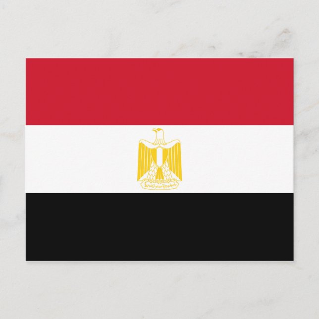Flag of Egypt Postcard (Front)