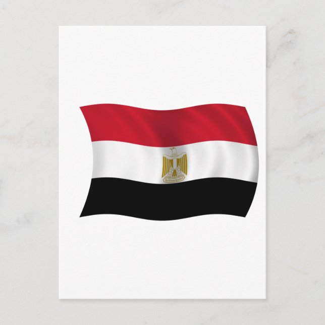 Flag of Egypt Postcard (Front)