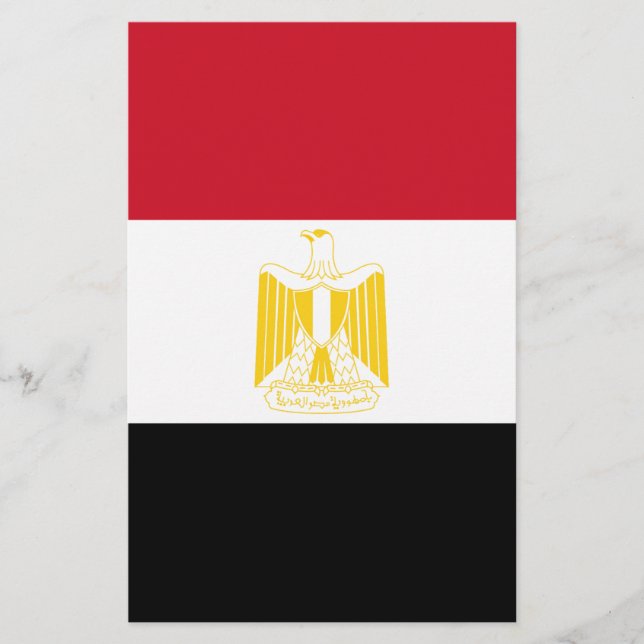 Flag of Egypt Stationery (Front)