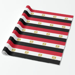 Flag of Egypt Wrapping Paper