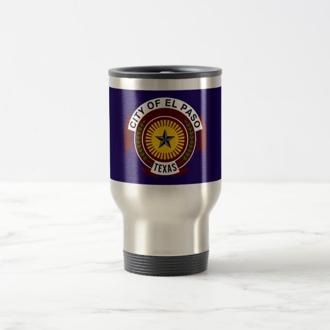 Flag of El Paso Travel Mug (Center)