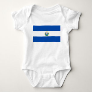 Flag of El Salvador Baby Bodysuit