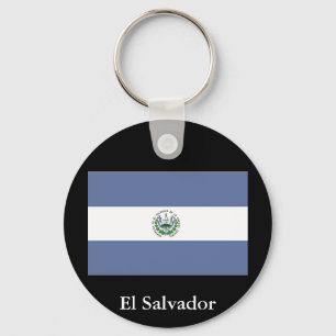 Flag of El Salvador Keychain