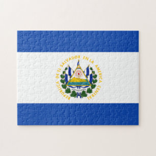 Flag of El Salvador, National Coat of Arms Jigsaw Puzzle