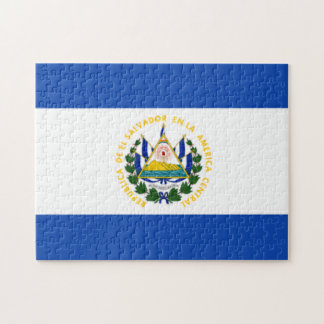 Flag of El Salvador, National Coat of Arms Jigsaw Puzzle