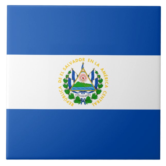 Flag of El Salvador Tile (Front)