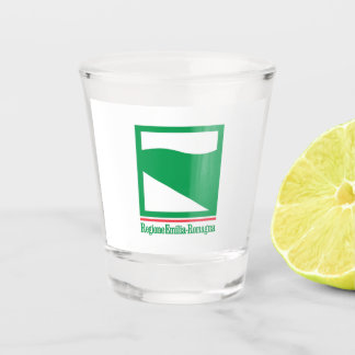 Flag of Emilia Romagna (Italy) Shot Glass
