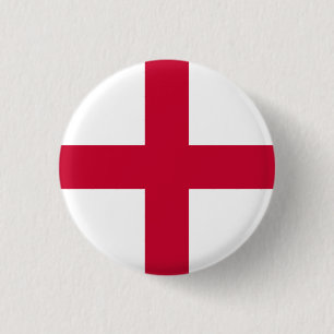 Flag of England 3 Cm Round Badge