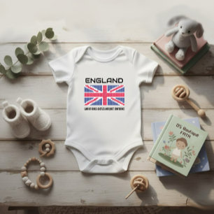 Flag of England Baby Bodysuit