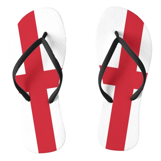 Flag of England Jandals (Footbed)