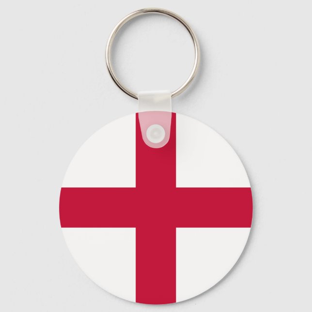 Flag of England Key Ring (Front)