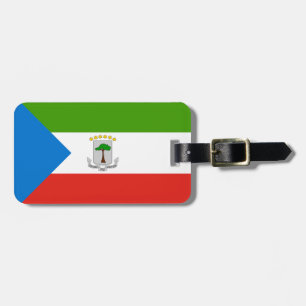 Flag of Equatorial Guinea Easy ID Personal Luggage Tag