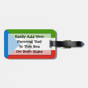 Flag of Equatorial Guinea Easy ID Personal Luggage Tag