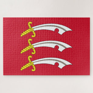 Flag of Essex (English County) Jigsaw Puzzle