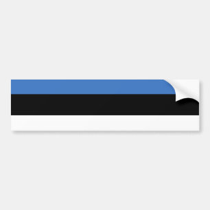 Flag of Estonia Bumper Sticker
