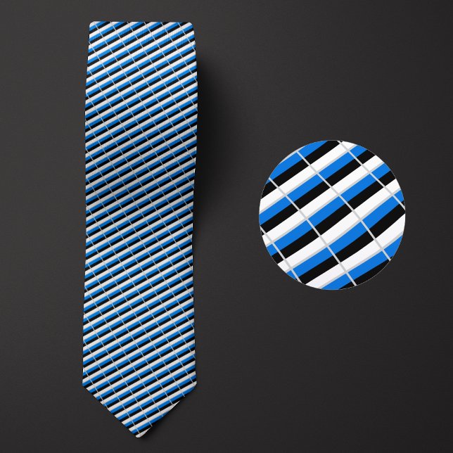 Flag of Estonia Pattern Tie (Creator Uploaded)
