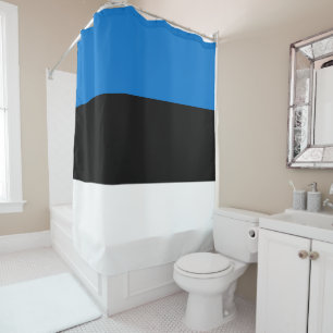 Flag of Estonia Shower Curtain