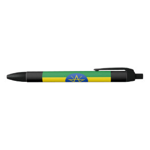 Flag of Ethiopia Black Ink Pen